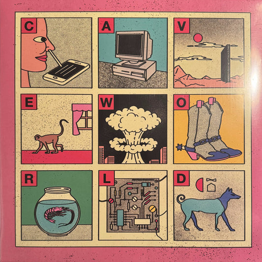 Image of Front Cover of LP - VG+/EX - VIAGRA BOYS, Cave World (Year0001; YR0164LPB, Europe 2023 Reissue, Inner, 3rd pressing), Signed,  - 3246108S