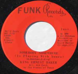 Image of Back Cover of 7" - /VG+ - KING ERNEST BAKER, Somebody Somewhere (Is Playing With Yours) (Funk Records; none, US 1970s), ,  - 3256080S