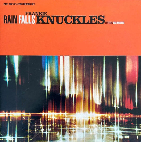 Image of Front Cover of 12" - VG/VG - FRANKIE KNUCKLES FEATURING LISA MICHAELIS, Rain Falls (Virgin; VUST 60, UK 1992, Gatefold), ,  - 3216089C