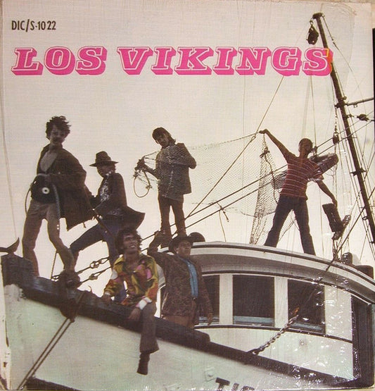 Image of Front Cover of LP - G+/G - LOS VIKINGS, Los Vikings (Dicesa; DIC/S 1022, US 1969), WOL. Many marks on the record. Sleeve has edgewear and creases, discolouration. ,  - 3226090E