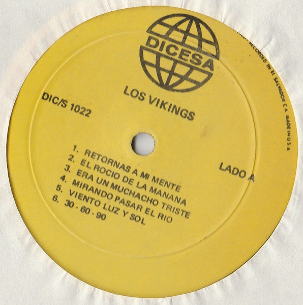 Image of Label Cover of LP - G+/G - LOS VIKINGS, Los Vikings (Dicesa; DIC/S 1022, US 1969), WOL. Many marks on the record. Sleeve has edgewear and creases, discolouration. ,  - 3226090E