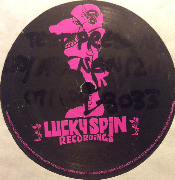 Image of Front Cover of 12" - /VG - MI5, I Can't Understand / Experience (Lucky Spin Recordings; LSR 020, UK 1995, Test Pressing), Strong VG, only a handful of hairlines. WOL.,  - 3226150E