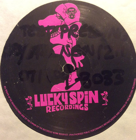 Image of Front Cover of 12" - /VG - MI5, I Can't Understand / Experience (Lucky Spin Recordings; LSR 020, UK 1995, Test Pressing), Strong VG, only a handful of hairlines. WOL.,  - 3226150E