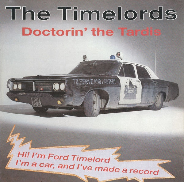 Image of Front Cover of 12" - VG+/VG - THE TIMELORDS, Doctorin' The Tardis (KLF Communications; KLF 003T, UK 1988, Barcoded Sleeve), ,  - 3216160C
