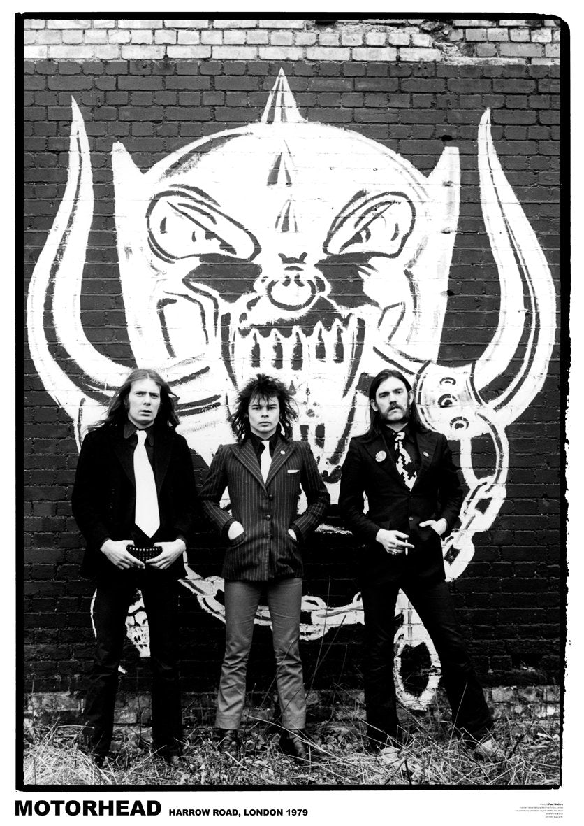 Image of Front Cover of Accessories - NEW/NEW - MOTORHEAD, Harrow Rd, London 1979 Poster (Dragonfly; ART008,  ,  84cm x 60cm), ,  - 3256139S