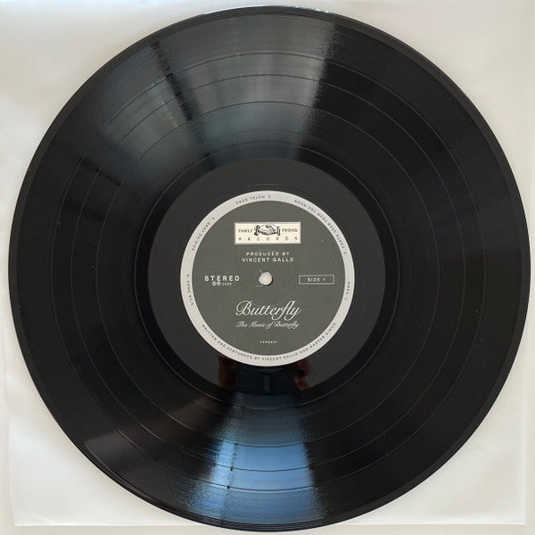 Image of Label Cover of LP - EX/EX - BUTTERFLY, The Music of Butterfly (Family Friend Records; FFR2201, US 2025, Gatefold cover bound with printed black linen, Limited Edition, Stereo, 180 gram), ,  - 3246112S