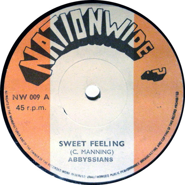 Image of Front Cover of 7" - /VG - CARLTON MANNING, Sweet Feeling (Nationwide; NW 009, UK 1976, Solid Centre), Strong VG, HWOL.,  - 3256110S