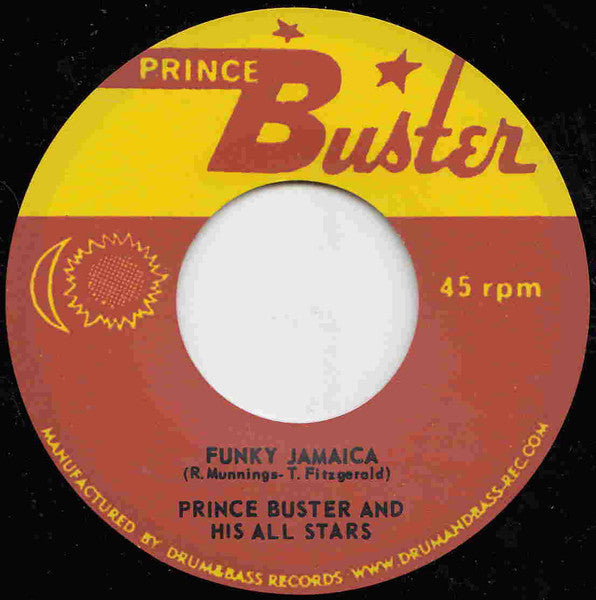 Image of Front Cover of 7" - /G+ - PRINCE BUSTER ALL STARS, Funky Jamaica / Closer Together (Prince Buster; , Japan 2013 Reissue, Limited edition), Pretty rough copy, clicks. Clean labels.,  - 3256112S