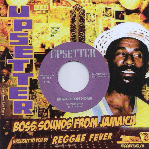 Image of Back Cover of 7" - VG+/VG+ - THE CLASSICS / THE SILVERTONES, Civilization / Bring It On Home (Upsetter; RF213, Europe 2017 Reissue, Company Sleeve), ,  - 3256115S