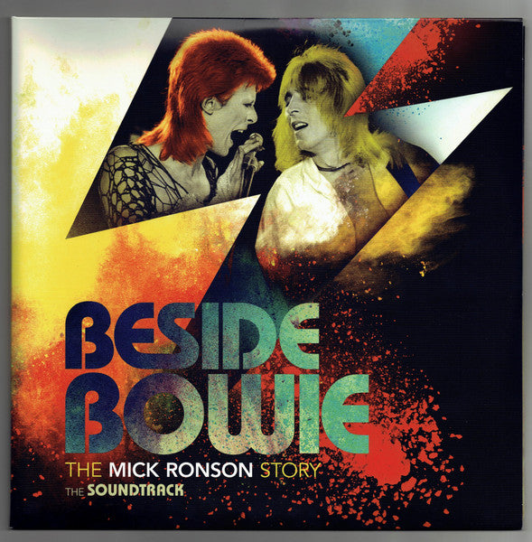 Image of Front Cover of 2xLP - VG+/VG - VARIOUS, Beside Bowie: The Mick Ronson Story (The Soundtrack) (Universal Music Group International; 00600753826324, UK 2018, Gatefold, 2 Inners, Red Vinyl, inc Queen, Elton John, Ian Hunter...), Light marks, Still In Opened Stickered Shrinkwrap,  - 3246118S