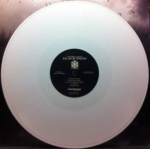 Image of Label Cover of 2xLP - VG/VG+ - SNOWGOONS, Black Snow (Babygrande; BBG-LP-1064, US 2013 Reissue, White Vinyl), Some scratches on sleeve, vinyl in great condition.,  - 3246105S