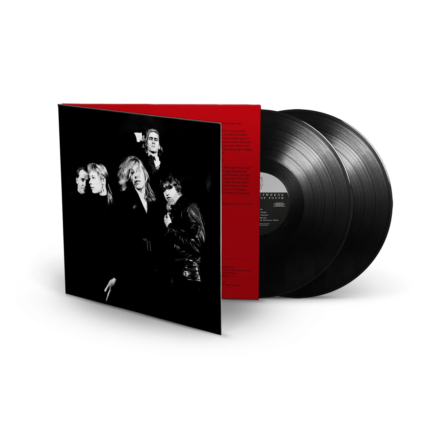 Image of Back Cover of 2xLP - NEW/NEW - THE GO-BETWEENS, Fountains Of Youth Live at the Town and Country Club (Beggars Banquet; BBQ2163LP, UK 2026, Gatefold), , Recorded professionally in May 1987, this live set was captured right before the release of Tallulah. Robert Forster noted that the show was almost certainly the only performance of The Go-Betweens’ career captured on 24-track, 2-inch analog tape. The opportunity influenced the performance and set list, resulting in a one-off recording and a one-off