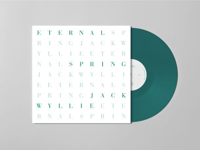 Image of Front Cover of 1xLP - NEW/NEW - JACK WYLLIE, Eternal Spring (Gondwana Records; GONDLP84TG, UK 2026, Limited Edition Petrol Green Bio Vinyl), , Jack Wyllie, saxophonist, flautist, and composer, is perhaps best known as the co-founder of Mercury Prize-nominated widescreen minimalists Portico Quartet and as one-third of the revelatory ambient improvising trio Szun Waves. Yet his distinctive voice on flute, soprano saxophone, and tenor saxophone marks him out as a key figure in contemporary music. A ke