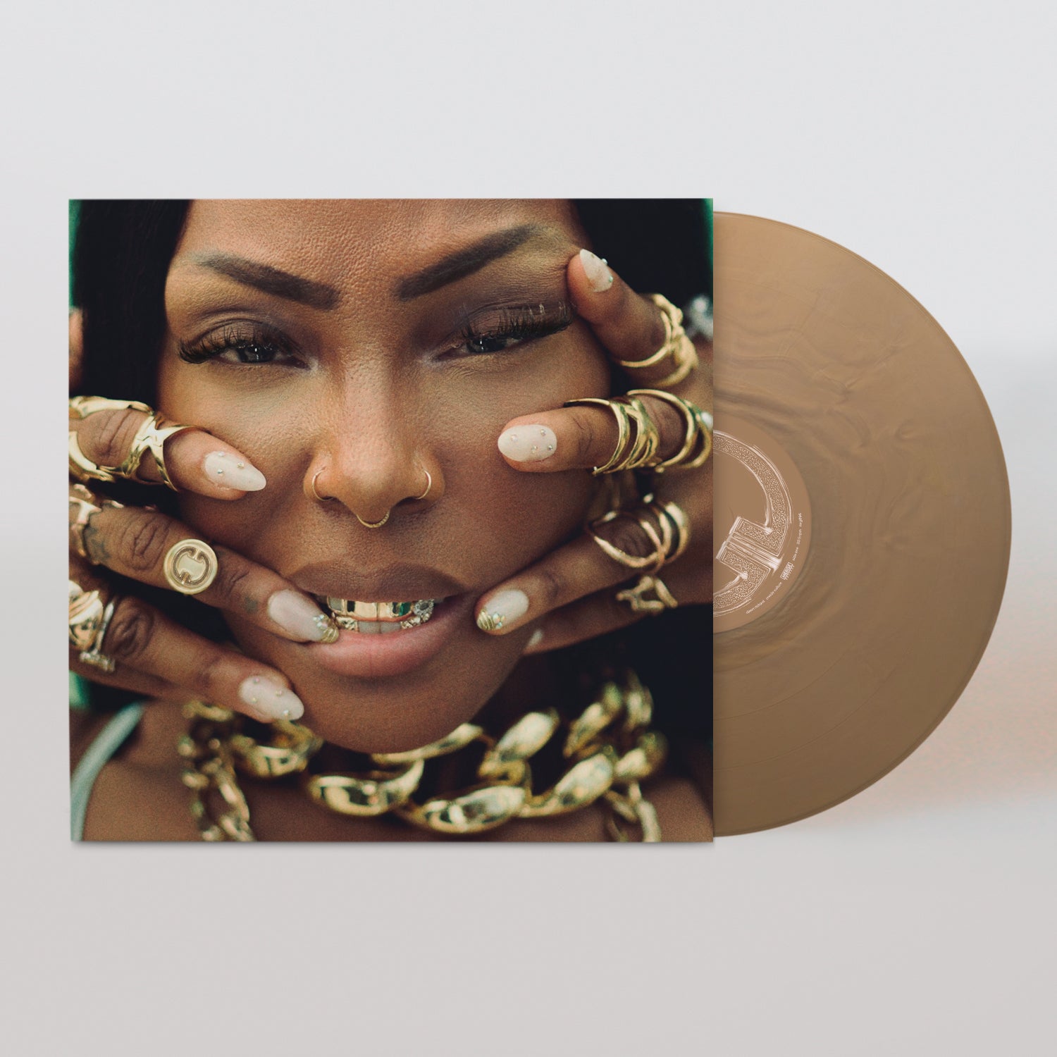 Image of Back Cover of 1xLP - NEW/NEW - DAWN RICHARD, Creole Culture (Merge Records; MRG896LP-C1, UK 2026, Indie Exclusive, Translucent Champagne Wave Vinyl), , Creole Culture is the triumphant return of Dawn Richard’s King Creole era. Steeped in history but with its flag planted firmly in the future, Creole Culture pulls elements from Richard’s heritage as a Black and Native American woman who has spent a lifetime making and engaging with music. Following New Breed and Second Line, Creole Culture is a full