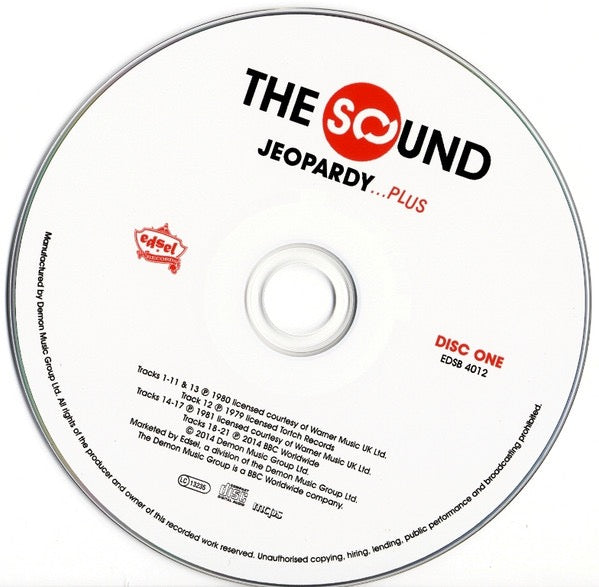 Image of Label Cover of 4xCD - VG+/VG - THE SOUND, Jeopardy / From The Lion's Mouth / All Fall Down ...Plus (Edsel Records; EDSB 4012, Europe 2014, Clamshell Box Set, Booklet), Light cosmetic marks.,  - 3216263C