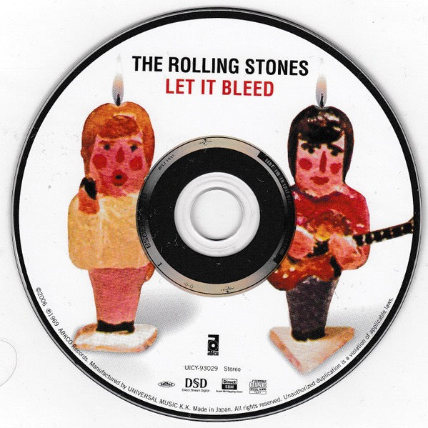 Image of Label Cover of CD - VG/VG - THE ROLLING STONES, Let It Bleed (ABKCO; UICY-93029, Japan 2006 Reissue, Card Sleeve, Inner & Insert, Poster, No Obi), Light marks, No obi,  - 3216246C