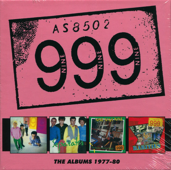 Image of Front Cover of 4xCD - VG+/VG+ - 999, The Albums 1977-80 (Captain Oi!; WAHOYBX354, UK 2018, Clamshell Box Set, Booklet), ,  - 3216266C