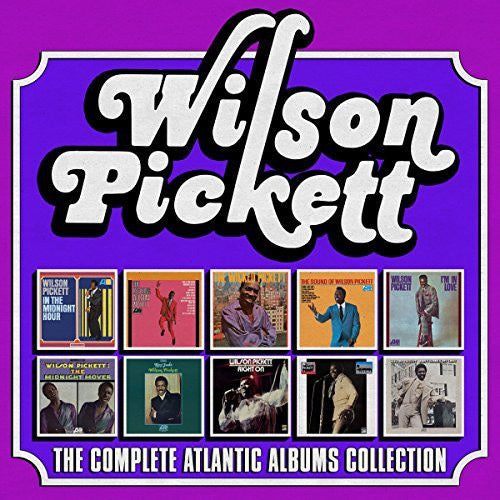 Image of Front Cover of 10xCD - VG+/VG - WILSON PICKETT, The Complete Atlantic Albums Collection (Atlantic; 081227933685, Europe 2017, Clamshell Box Set), ,  - 3216286C