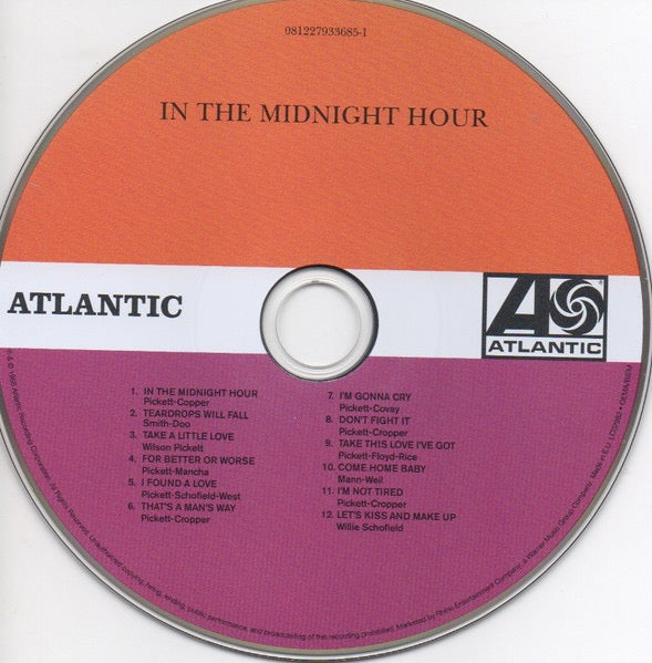 Image of Back Cover of 10xCD - VG+/VG - WILSON PICKETT, The Complete Atlantic Albums Collection (Atlantic; 081227933685, Europe 2017, Clamshell Box Set), ,  - 3216286C