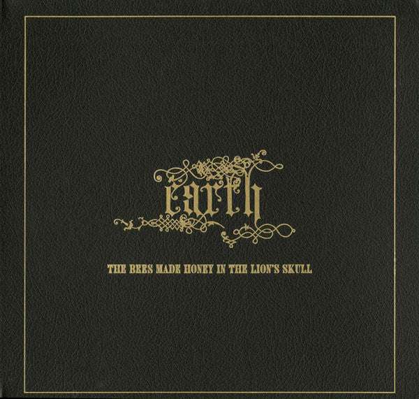 Image of Front Cover of 2xLP - VG/EX - EARTH, The Bees Made Honey In The Lion's Skull (Southern Lord; SUNN90, US 2008, Bible-esque triple gatefold jacket., Limited Edition), Tears Along Bottom Of Each Panel Inside Gatefold. ,  - 3246190S
