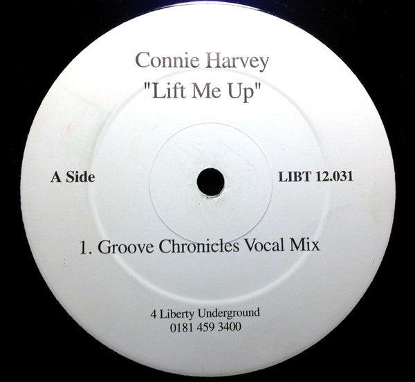 Image of Front Cover of 12" - /VG - CONNIE HARVEY, Lift Me Up (4 Liberty Underground; LIBT 12.031, UK 1998), Hairline marks only, plays VG+.,  - 3246198S