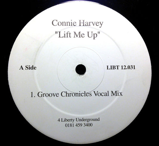 Image of Front Cover of 12" - /VG - CONNIE HARVEY, Lift Me Up (4 Liberty Underground; LIBT 12.031, UK 1998), Hairline marks only, plays VG+.,  - 3246198S