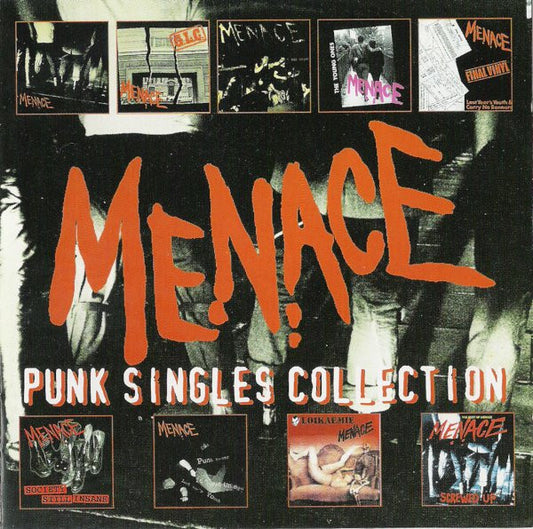 Image of Front Cover of CD - VG/VG - MENACE, Punk Singles Collection (Captain Oi!; AHOY CD 264, UK 2005 Reissue, Jewel Case, Booklet), Just one super light mark,  - 3216250C