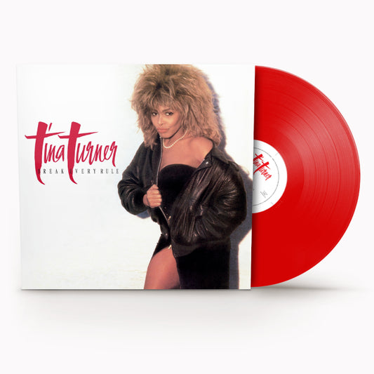 Image of Front Cover of 1xLP - NEW/NEW - TINA TURNER, Break Every Rule (Parlophone; , UK 2026 Reissue, Red Vinyl), , To celebrate the 40th anniversary of Tina Turner's sixth solo album, released on September 8th 1986, we are releasing a limited edition red vinyl version of the album. Serving as the highly anticipated follow-up to her massive 1984 comeback album Private Dancer, Break Every Rule became a major global hit, reaching No. 2 on the UK albums chart and No. 4 on the US Billboard 200. - 9409833C