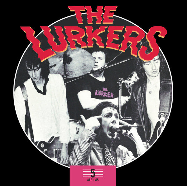 Image of Front Cover of 5xCD - VG+/VG+ - THE LURKERS, 5 Albums (Beggars Banquet; BBQCD 2114, UK 2017, Clamshell Box Set, Insert), ,  - 3216304C