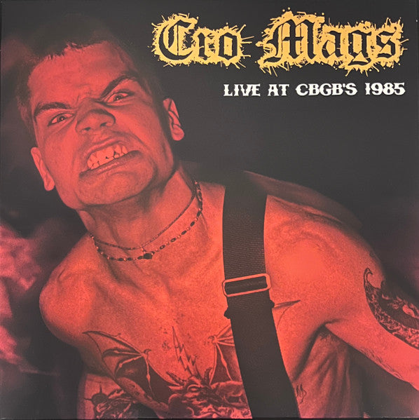 Image of Front Cover of LP - VG+/VG+ - CRO-MAGS, Live At CBGB's 1985 (Radiation Reissues; RRS274, Europe 2026, Yellow/Red splatter Vinyl, Ltd to 300), ,  - 3246178S