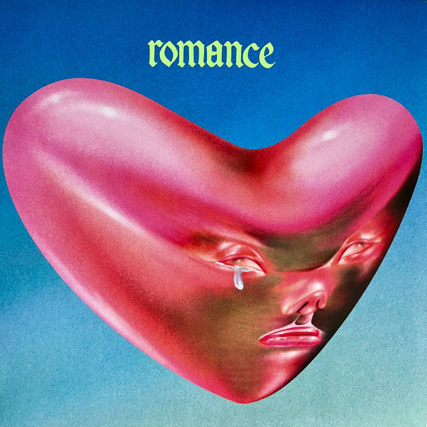 Image of Front Cover of LP - VG+/VG+ - FONTAINES D.C., Romance (XL Recordings; XL1535LPX, Worldwide 2025 Reissue, Inner & Insert, Limited Edition Blue Vinyl + 7" single), Sleeve still in hype stickered shrinkwrap,  - 3216253C