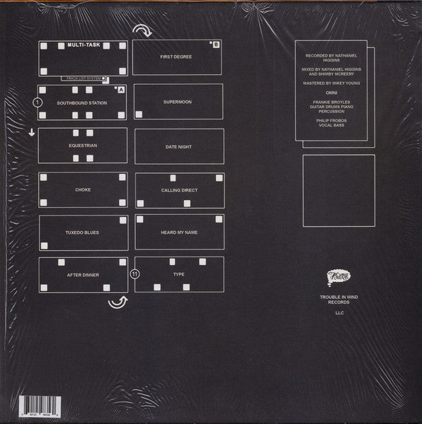Image of Back Cover of LP - EX/EX - OMNI, Multi-task (Trouble In Mind; TIM124, US 2017, Red Vinyl), ,  - 3226172E