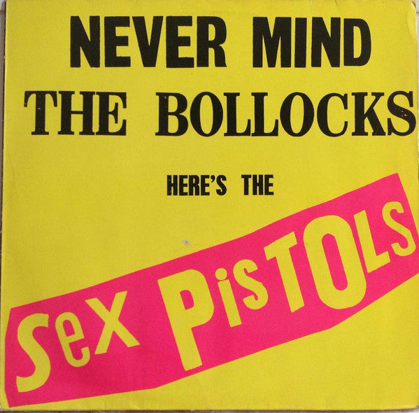 Image of Front Cover of LP - VG+/VG - SEX PISTOLS, Never Mind The Bollocks Here's The Sex Pistols (Virgin Green/Red; 25 593 XOT, Europe 1987 Reissue), ,  - 3226301E