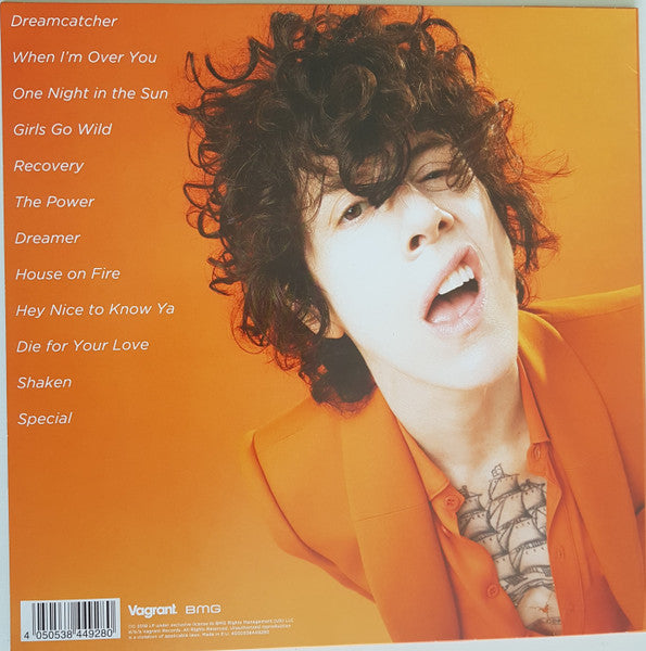 Image of Back Cover of LP - VG+/EX - LP, Heart To Mouth (Vagrant Records; 4050538449280, Europe , Insert, Orange Vinyl), Signed on Front Sleeve in Marker Pen,  - 3226176E