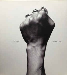 Image of Front Cover of LP - VG+/VG+ - SAVAGES, Adore Life (Matador; OLE-1076-1, UK, Europe & US 2016, Gatefold, Signed Print, MPO matrix, Print Ltd to 200), Print signed by whole band, NB Discogs states print only came with GZ pressing but this is MPO,  - 3246224S