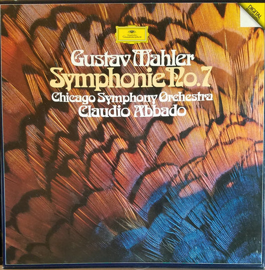 Image of Front Cover of 2xLP - VG+/VG+ - CLAUDIO ABBADO, CHICAGO SYMPHONY ORCHESTRA, Mahler: Symphonie No. 7 (Deutsche Grammophon; 413 773-1, Germany 1984, Box Set, Booklet), ,  - 3226324E