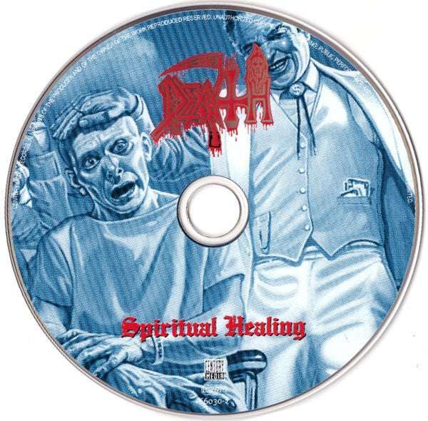 Image of Label Cover of CD - VG+/VG+ - DEATH, Spiritual Healing (Century Media; 66030-2, Germany 1999 Reissue, Jewel Case), ,  - 3216324C
