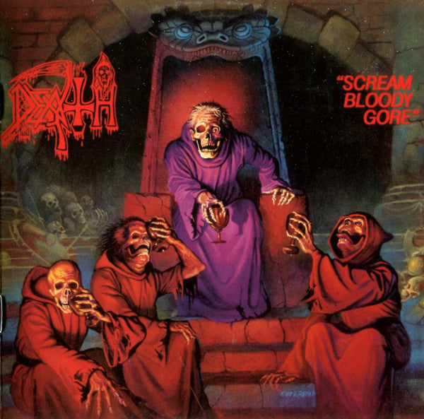 Image of Front Cover of CD - VG+/VG+ - DEATH, Scream Bloody Gore (Century Media; 66019-2, Europe 1999 Reissue, Jewel Case), ,  - 3216325C
