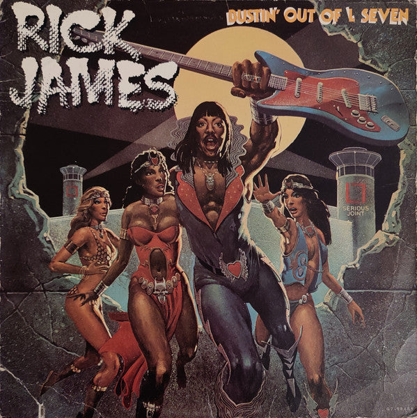 Image of Front Cover of LP - G+/VG+ - RICK JAMES, Bustin' Out Of L Seven (Gordy; G7-984R1, US 1979, Inner, Repress), Sleeve has notched cut-out, creased corners, wear at edges and spine. Inner has creased corners and cut-out too,  - 3216367C