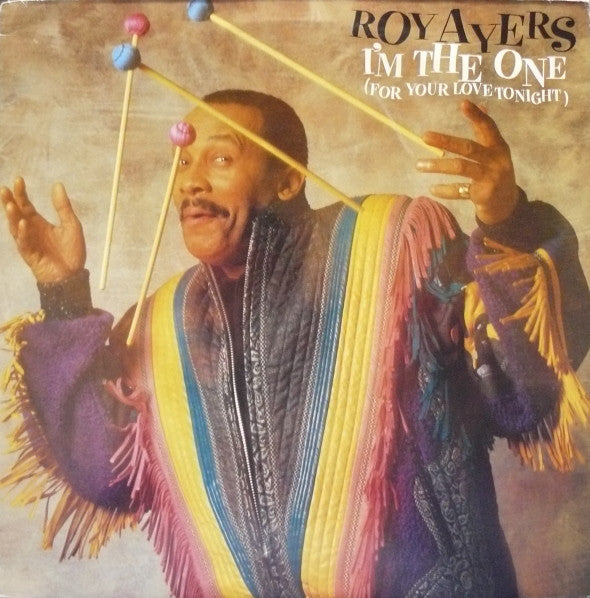 Image of Front Cover of LP - G+/VG+ - ROY AYERS, I'm The One (For Your Love Tonight) (CBS; 450597 1, UK & Europe 1987), Damage at bottom of cover; split at top edge,  - 3216429C