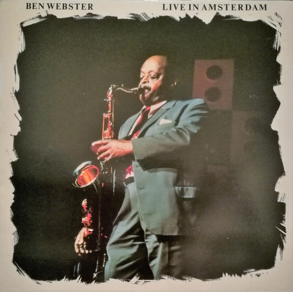 Image of Front Cover of LP - VG/VG - BEN WEBSTER, Live In Amsterdam (Affinity; AFF 202, Europe 1989), Old sticker on rear sleeve,  - 3216432C