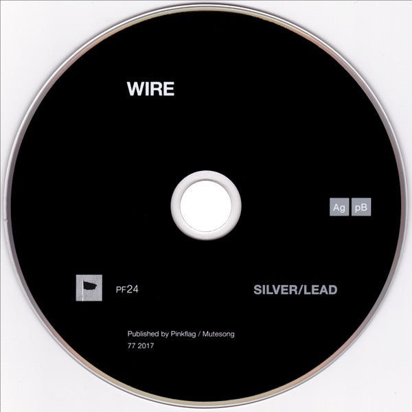 Image of Label Cover of CD - VG+/VG+ - WIRE, Silver / Lead (Pinkflag; PF24, Europe 2017, Digipak), ,  - 3216391C