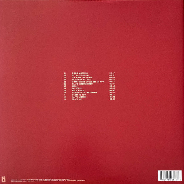 Image of Back Cover of LP - EX/EX - LADY GAGA, Harlequin (Interscope Records; 602475066477, Worldwide 2024, Gatefold, Inner, Poster, Alternate Cover), Opened Instore, Still In Hype Stickered Shrinkwrap,  - 3226291E