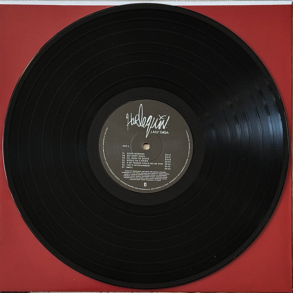 Image of Label Cover of LP - EX/EX - LADY GAGA, Harlequin (Interscope Records; 602475066477, Worldwide 2024, Gatefold, Inner, Poster, Alternate Cover), Opened Instore, Still In Hype Stickered Shrinkwrap,  - 3226291E