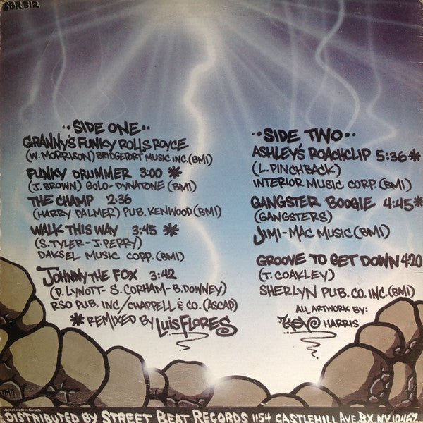 Image of Back Cover of LP - VG/VG - VARIOUS, Ultimate Breaks & Beats Vol 12 (Street Beat Records; SBR 512, US 1986, Unofficial), ,  - 3226365E