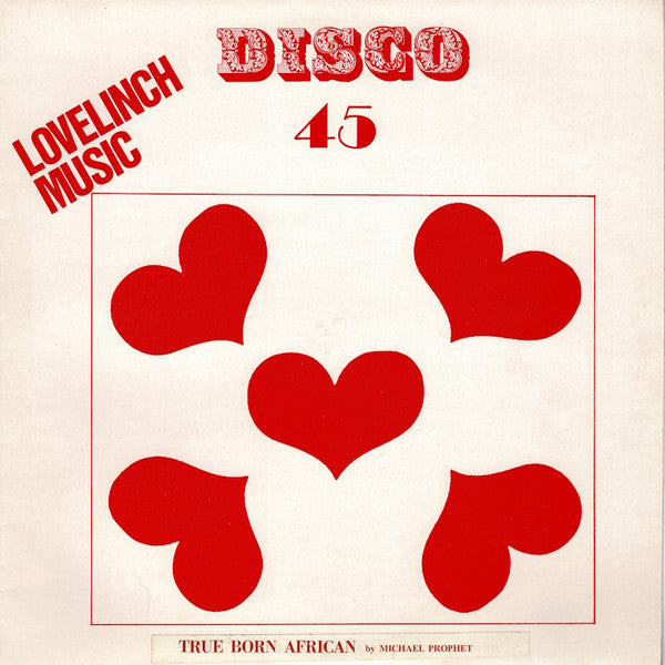 Image of Front Cover of 12" - VG/VG+ - MICHAEL PROPHET / RANKING TOYAN, True Born African / What A Bam Bam (Lovelinch Music; LL02, UK 1980, Picture Sleeve), ,  - 3246300S