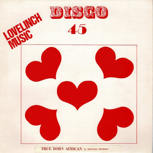 Image of Front Cover of 12" - VG/VG+ - MICHAEL PROPHET / RANKING TOYAN, True Born African / What A Bam Bam (Lovelinch Music; LL02, UK 1980, Picture Sleeve), ,  - 3246300S