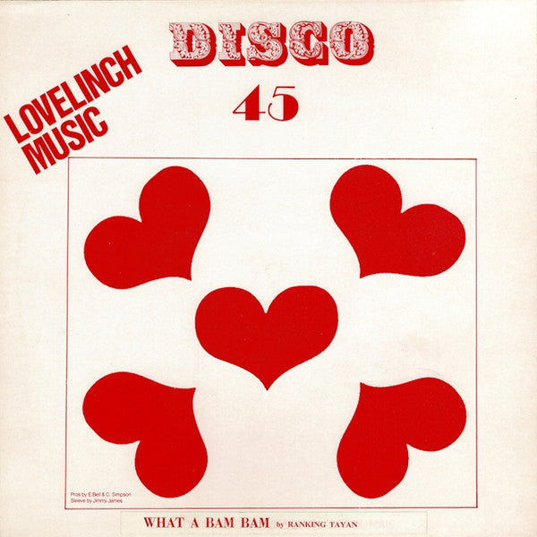 Image of Back Cover of 12" - VG/VG+ - MICHAEL PROPHET / RANKING TOYAN, True Born African / What A Bam Bam (Lovelinch Music; LL02, UK 1980, Picture Sleeve), ,  - 3246300S