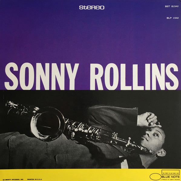 Image of Front Cover of LP - VG/VG - SONNY ROLLINS, Sonny Rollins (Blue Note (Dark Blue w/ black 'b'); BST-81542, US 1975 Reissue), ,  - 3226404E