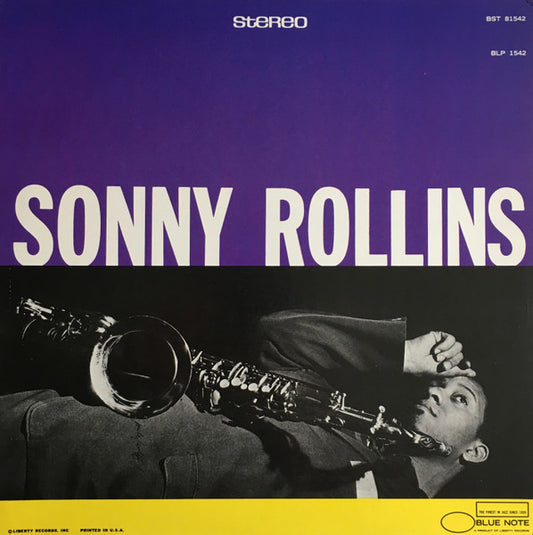 Image of Front Cover of LP - VG/VG - SONNY ROLLINS, Sonny Rollins (Blue Note (Dark Blue w/ black 'b'); BST-81542, US 1975 Reissue), ,  - 3226404E